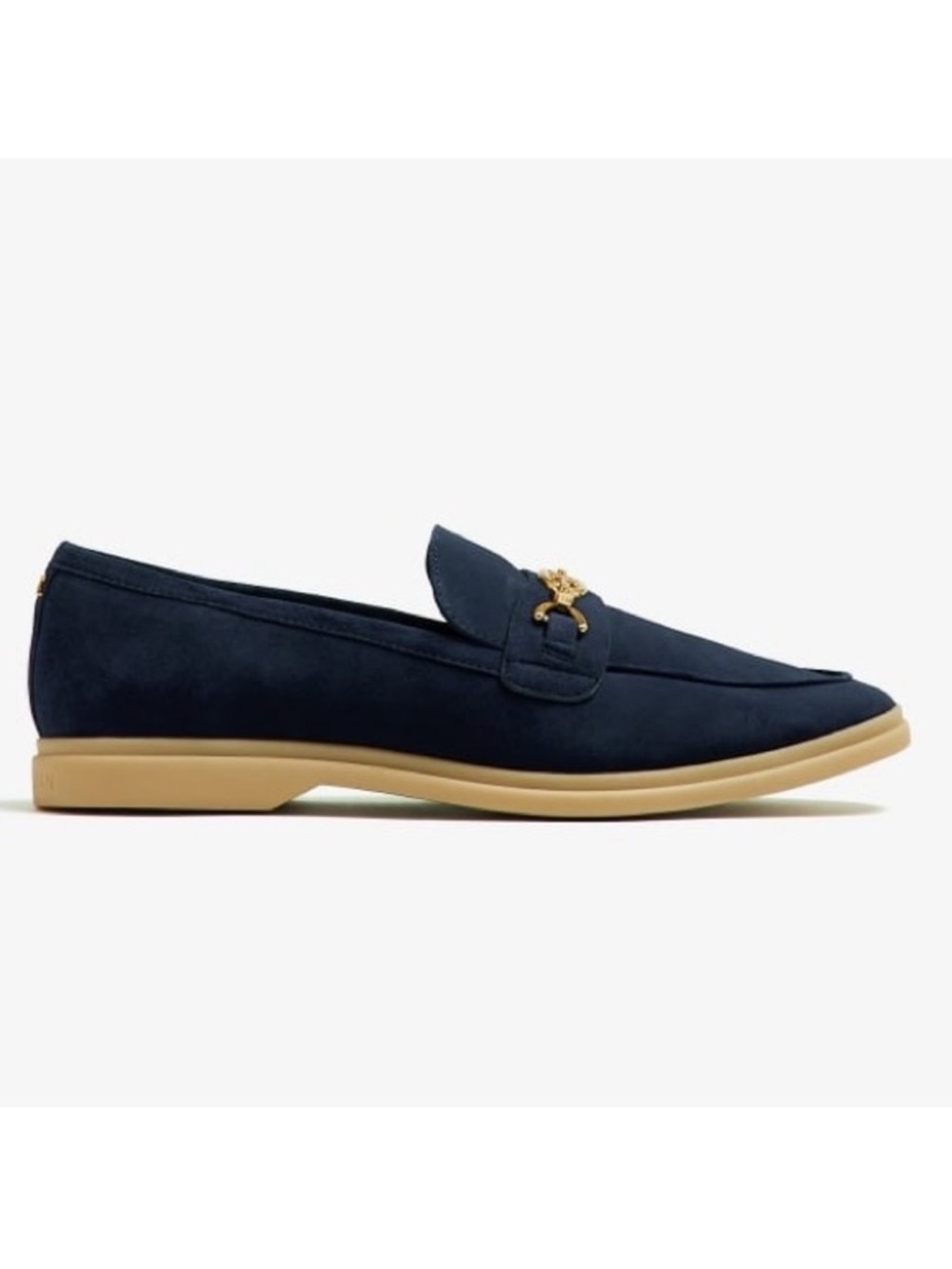 NWT Sam Edelman Kyana Navy Blue Suede Bit Loafers Size 6 - Picture 5 of 12
